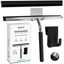 Ściągaczka Do Wody Pary Szyb Kabin Luster Okien Czarna Chrom Sevante 13B