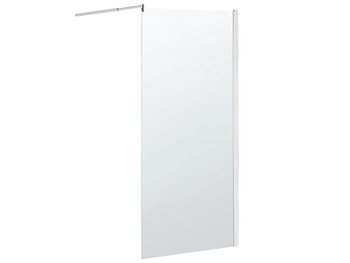Ścianka prysznicowa szkło hartowane 80 x 190 cm AHAUS, rozmiar  - Beliani