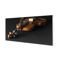Ścienny foto obraz TULUP Skrzypce, 100x50 cm cm Tulup