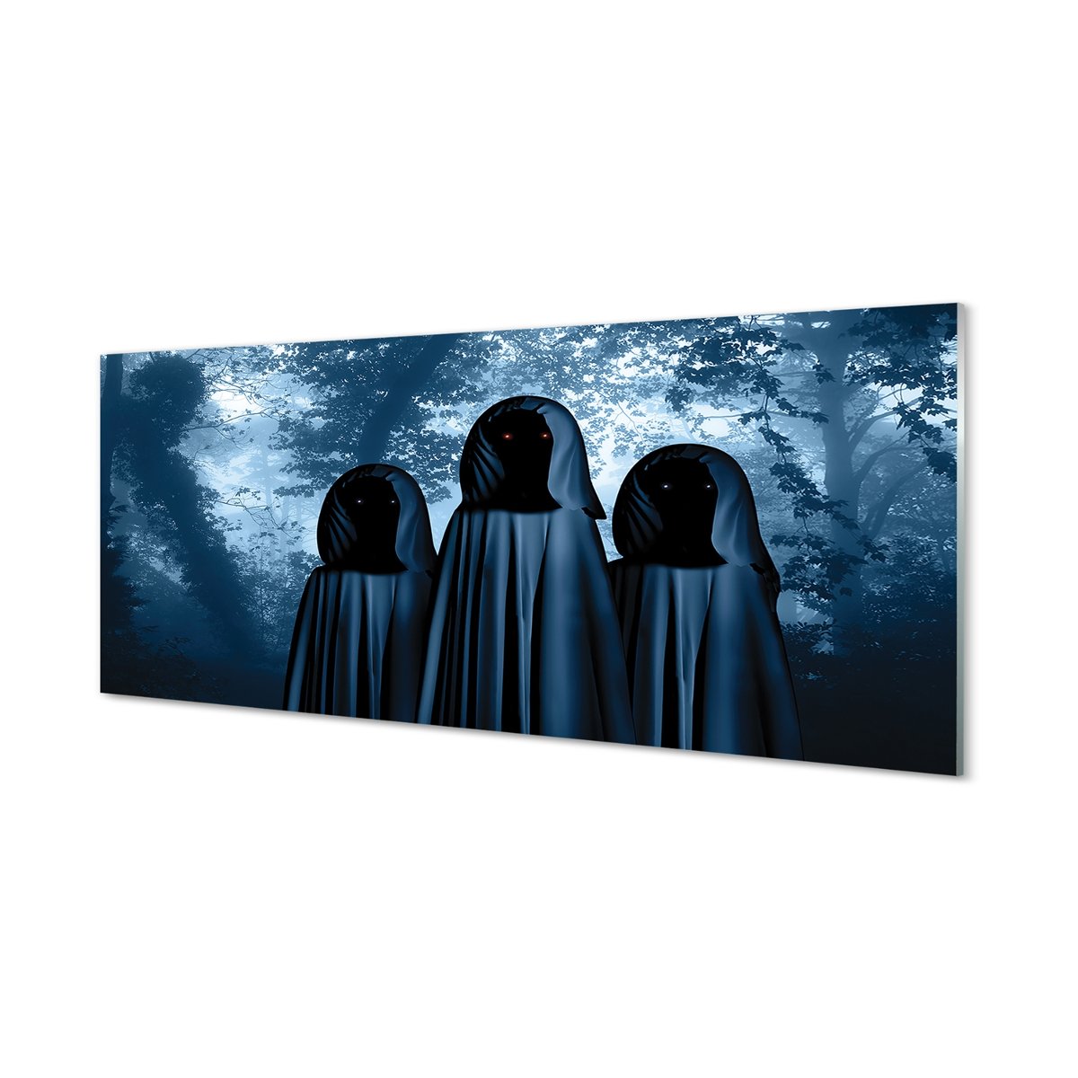 Ścienny panel Las drzewa straszne postacie 125x50 cm
