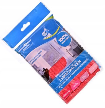 Ściereczka Ścierka Z Mikrofibry 30X30Cm Czerwona W Opakowaniu - Epewex