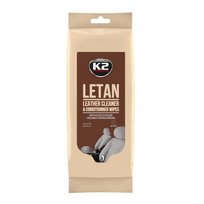 Ściereczki do czyszczenia skóry K2 Letan - 24szt K2