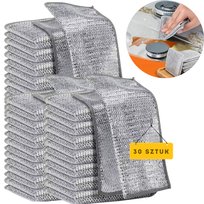 ŚCIERECZKI DRUCIANE ZESTAW 30 SZT Wielofunkcyjne do ekstremalnych zabrudzen