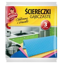 Ściereczki gąbczaste ANNA ZARADNA, 3 szt. Stella