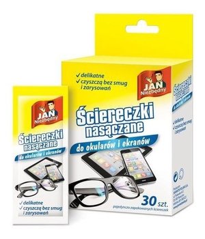 Ściereczki nasączane do okularów i ekranów JAN NIEZBĘDNY, 30 sztuk - Sarantis