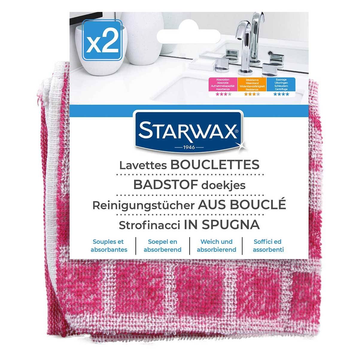 Ścierka STARWAX Boucle, 32x32 cm, 2 szt.