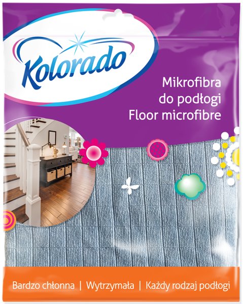 Ścierka z mikrofibry do podłogi KOLORADO, 1 szt.
