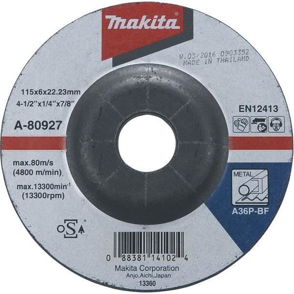 Ściernica do metalu 230x6x22,23 mm A36P MAKITA - A-80955 - MAKITA ...