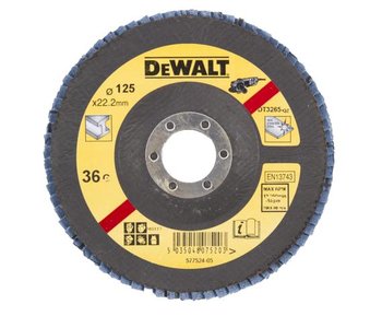 Ściernica listkowa DEWALT, 125 mm p 36 DT3265 - Dewalt