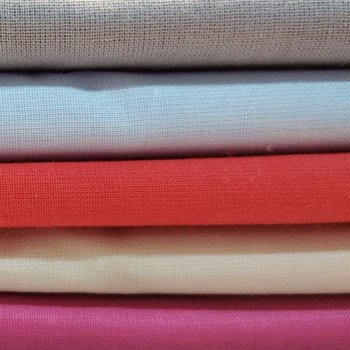 Ścinki tkanin bawełnianych jednokolorowe , końcówki - 1kg - ANTEX