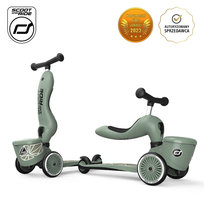 Scoot and Ride, Highwaykick 1 Lifestyle, 2w1, jeździk i hulajnoga, 1-5 lat, Green Lines
