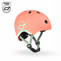 Scoot and Ride, Kask dla dzieci, 12m+, łososiowy, rozmiar S