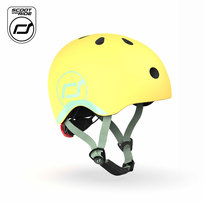 Scoot and Ride, Kask dziecięcy, żółty, 12m+, rozmiar XXS-S