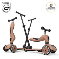 Scoot & Ride Highwaykick 1 Push and Go 2w1 Jeździk i hulajnoga z rączką do prowadzenia 1-5 lat Mocha