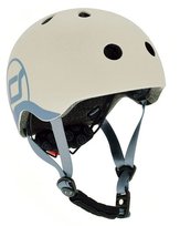 Scoot & Ride, Kask dziecięcy, szary Ash, 12m+, rozmiar XXS-S