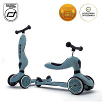 SCOOTANDRIDE Highwaykick 1 2w1 Jeździk i hulajnoga 1-5 lat Steel