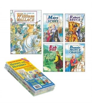 Scottish History - Heroes and Heroines 5 book pack: William Wallace; Robert Bruce; Mary Queen of Sco - Ross David