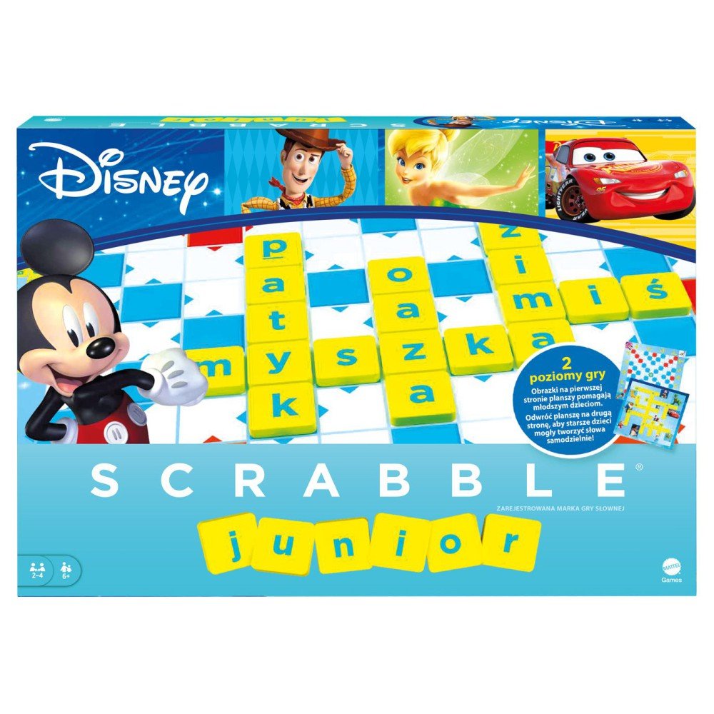 Scrabble Junior, gra, Mattel Games
