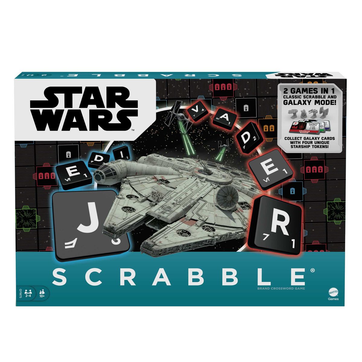 Scrabble Star Wars Gwiezdne wojny HJD08 gra słowna Mattel