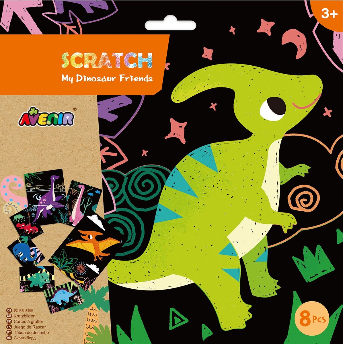 Scratch Wydrapywanki Dinozaury 1675
