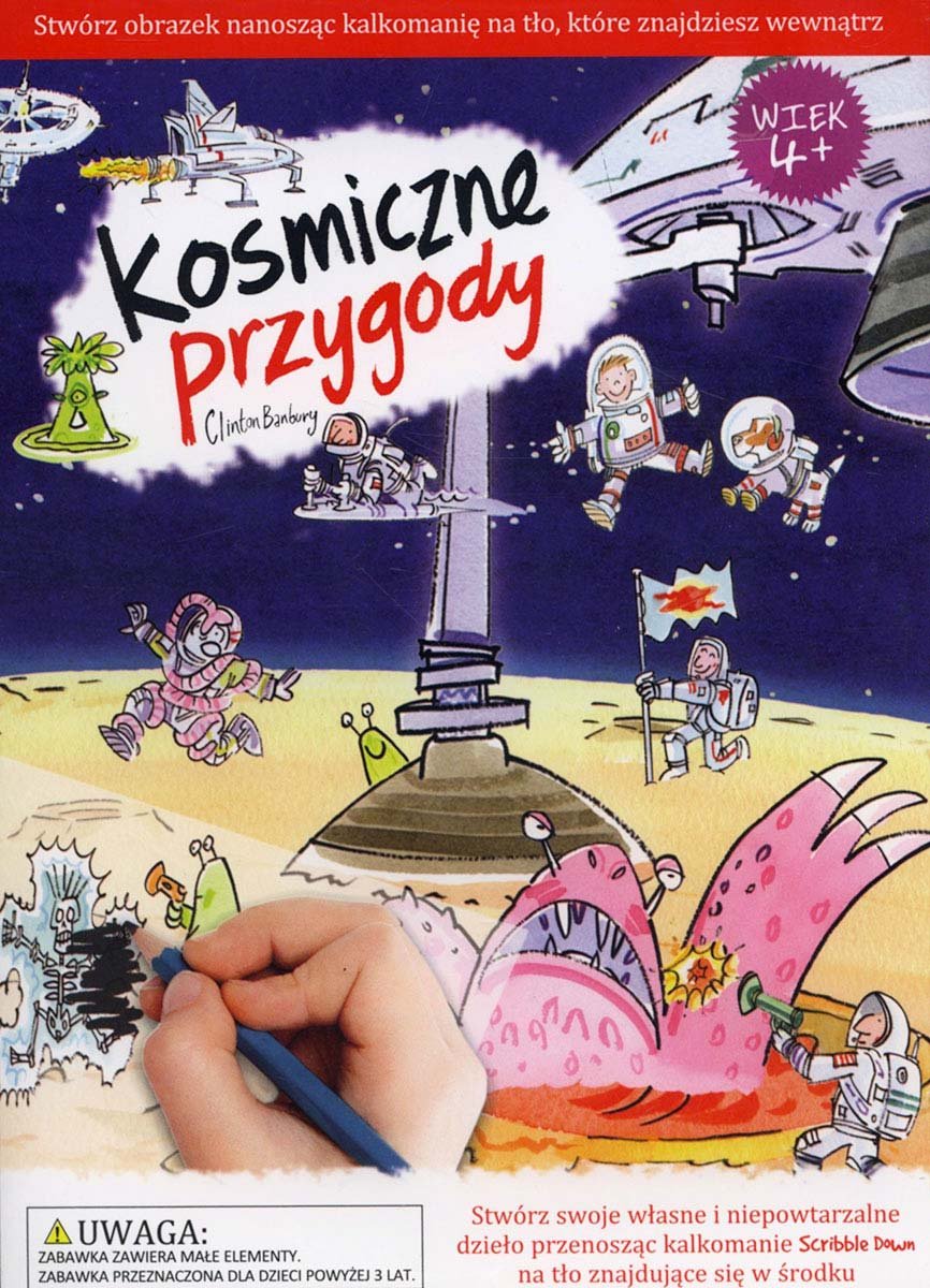 Team Galaxy Kosmiczne Przygody Galaktycznej Drużyny Scribble Down, kalkomania Kosmiczne Przygody - Scribble Down | Sklep
