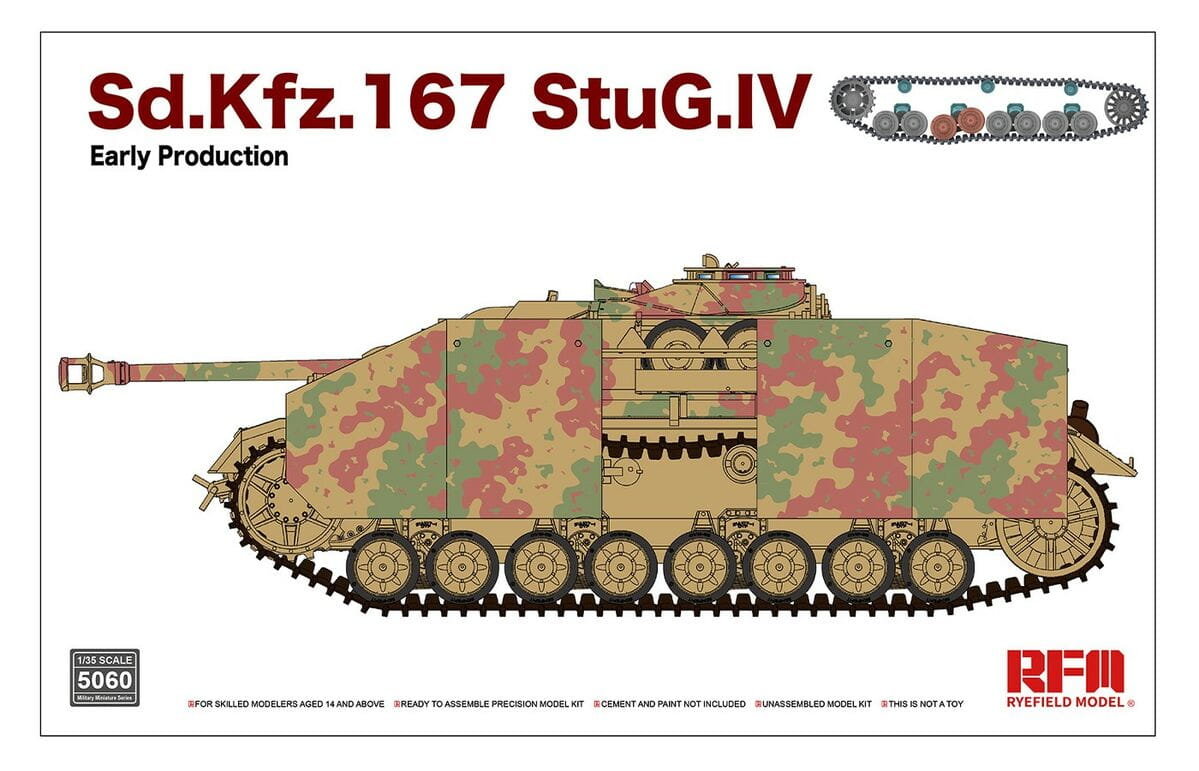 Фото - Збірна модель Sd.Kfz.167 StuG.IV Early Production 1:35 Rye Field Model 5060