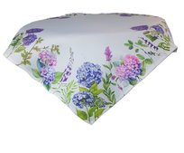 SE00604 Mały obrus z drukowanym wzorem kwiatowym 85x85cm