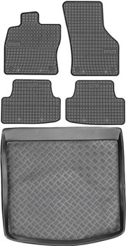 Seat Leon III ST Kombi od 2014-2020r. Bagażnik MIX-PLAST 27017 + Dywaniki FROGUM 0397 - Max-Dywanik