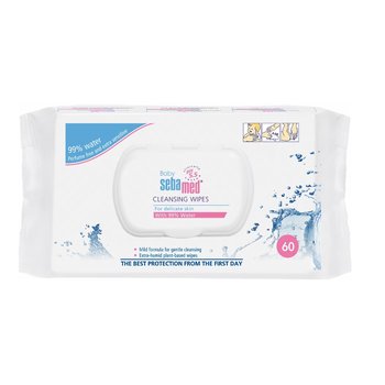 Sebamed, Baby Cleansing Wipes, Chusteczki Oczyszczające Dla Dzieci, 60szt. - Sebamed