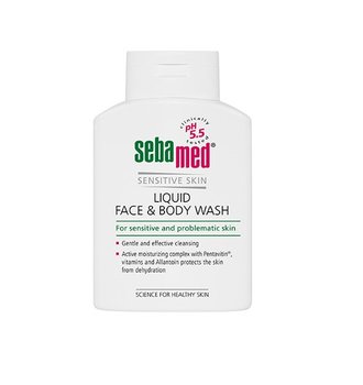 Sebamed, Sensitive Skin, bezalkaliczna emulsja do twarzy i ciała, 20 ml - Sebamed