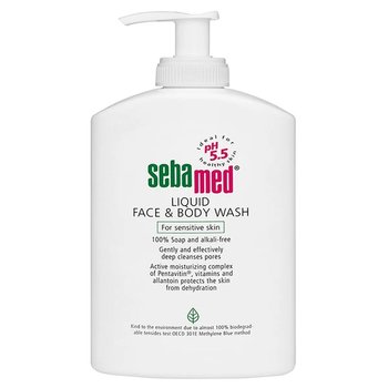 Sebamed, Sensitive Skin Liquid Face & Body Wash, Emulsja Do Mycia Twarzy I Ciała, 1000ml - Sebamed