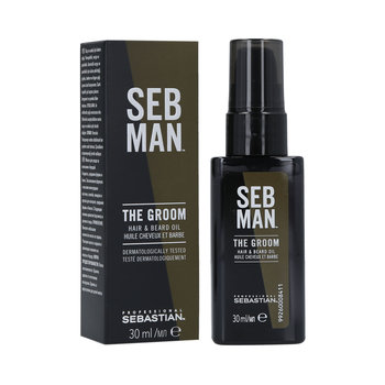 SEBASTIAN, SEB MAN, The Groom Olejek do włosów i brody, 30 ml - Sebastian Professional