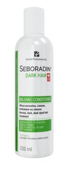 Seboradin, Ciemne Włosy balsam do włosów ciemnych – naturalnych i farbowanych, 200 ml - Seboradin