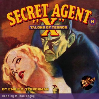 Secret Agent X #14 Talons of Terror - Milton Bagby, Brant House