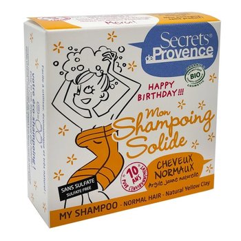 Secret De Provence, szampon w kostce włosy normalne, 85 g - Secret De Provence