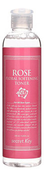 Secret Key, Rose floral softening toner, Zmiękczający tonik do twarzy, 248 ml - Secret Key