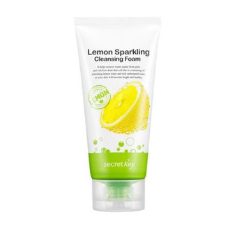 Secret Key, Sparkling Cleansing Foam, Pianka myjąca do twarzy Lemon, 200 g - Secret Key