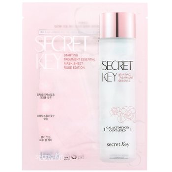 Secret Key, Starting Treatment Essential Mask Sheet, Rose Edition, 1 szt. - Secret Key