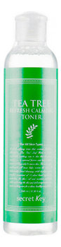 Secret Key, Tea tree refresh calming toner, Odświeżająco-łagodzący tonik do twarzy, 248 ml - Secret Key