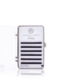 Secret Lashes - Rzęsy Classy C 0,07mm 15mm - idealne do metody 1:1 - 6 pasków - Secret Lashes