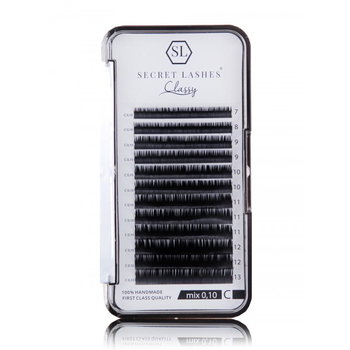 Secret Lashes - Rzęsy Classy MIX C 0,05mm - idealne do metod objętościowych - Secret Lashes