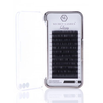 Secret Lashes - Rzęsy Classy MIX skręt D 0,15mm - idealne do metody 1:1 - Secret Lashes