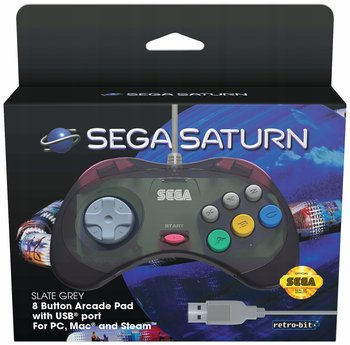 SEGA Saturn Official Pad Grey USB Mega Drive Mini - Inny producent