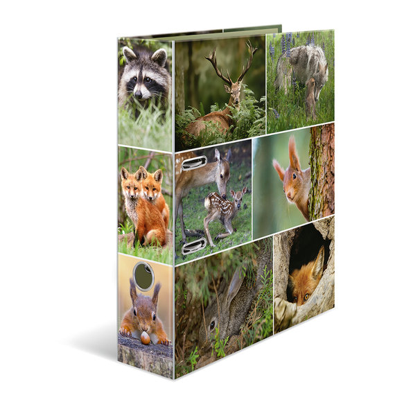 Zdjęcia - Teczka / pudełko Herma Segregator kartonowy A4 Dzikie zwierzęta 7 cm 