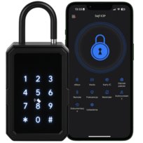 SEJF DOMOWY NA KLUCZE WIFI KASETKA SKRYTKA SMART KOD PIN TTLOCK KLAWIATURA