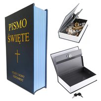 Sejf Kasetka Metalowa Biblia Pismo Święte Książka Total Shopping
