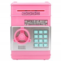 Sejf Skarbonka Dziecięca Na Hasło - Kolor Różowy