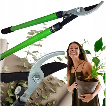 SEKATOR OGRODOWY NOŻYCOWY TELESKOPOWY DWURĘCZNY NOŻYCE DO GAŁĘZI 68 CM - Realne Ceny