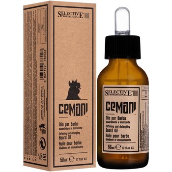 Selective, Cemani Beard Oil, Olejek do pielęgnacji zarostu i skóry twarzy, łagodzi podrażnienia, wzmacnia końcówki, 50 ml - Selective