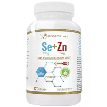 Selen Organiczny 200Mcg + Cynk 15Mg Suplement Diety 120 Kaps. - Progress Labs